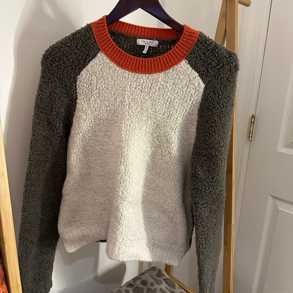 Rag & Bone Wool Crew Neck Sweater